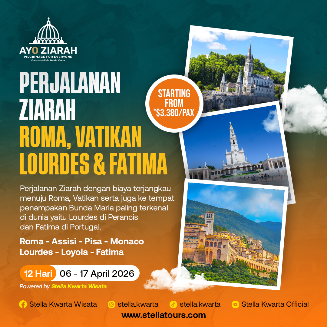 Roma - Vatikan - Lourdes & Fatima 04/26