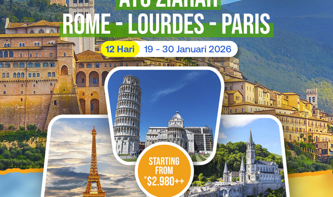 Rome – Lourdes – Paris